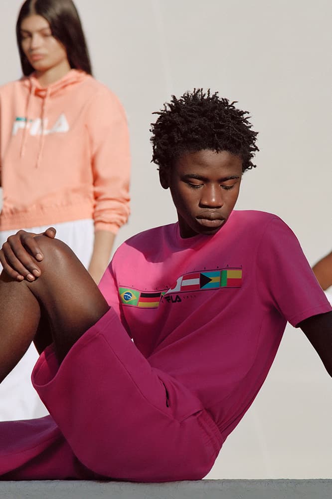 fila spring summer 2018 lookbook rugby bodysuits tracksuits swimwear