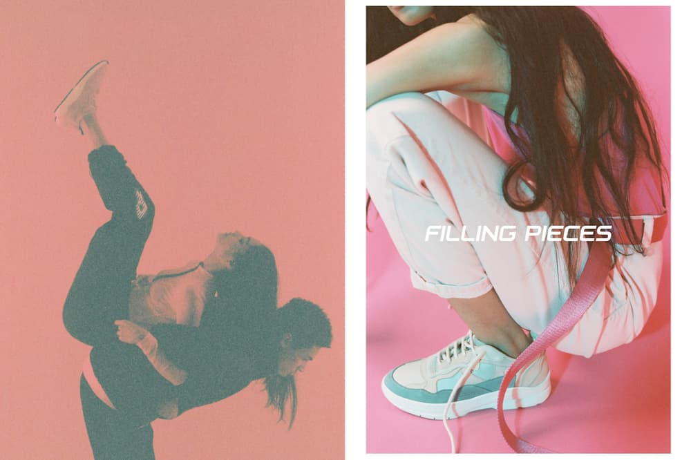 Filling Pieces Spring/Summer 2018 Collection Lookbook White Blue Sneakers