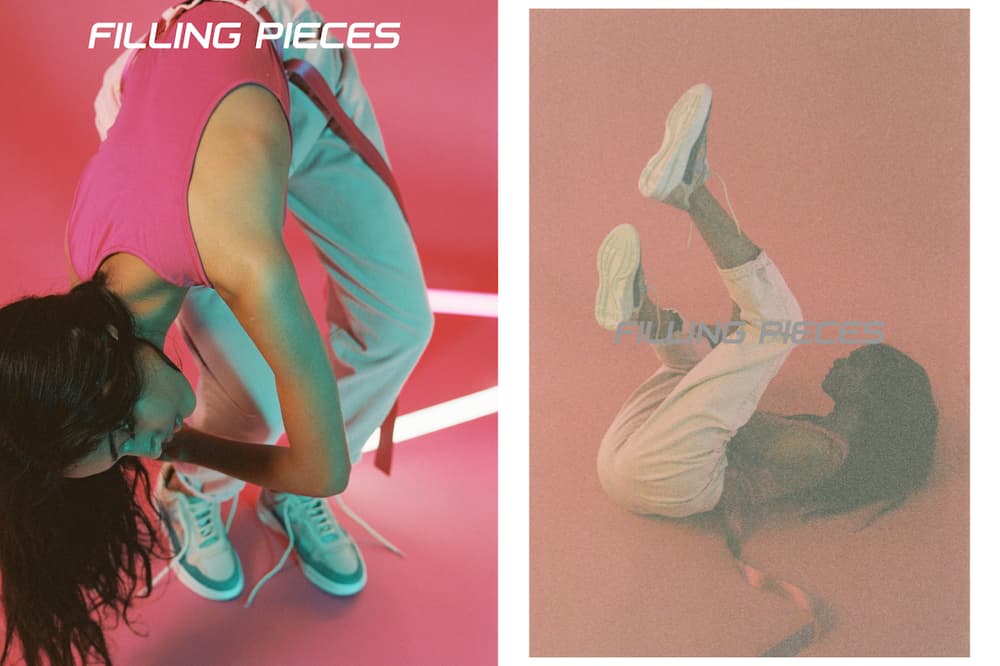 Filling Pieces Spring/Summer 2018 Collection Lookbook White Blue Sneakers