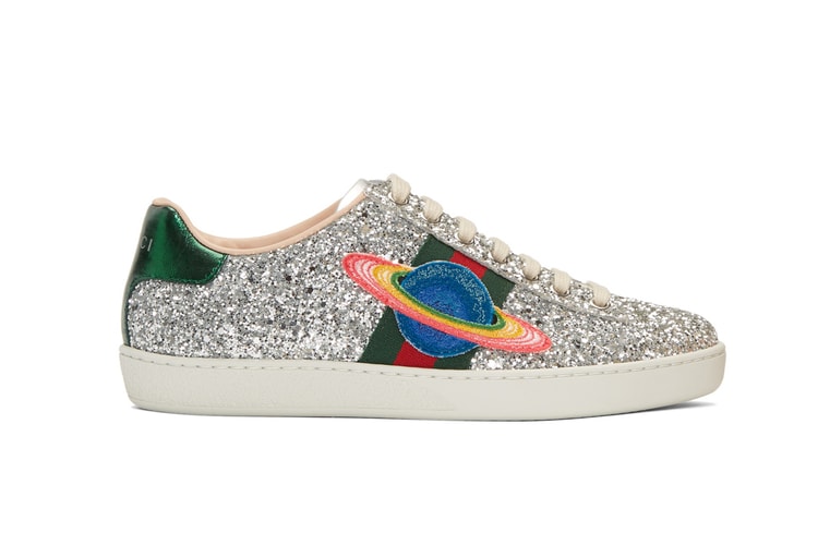 Gucci's Glitter Ace Sneakers Are out of This World