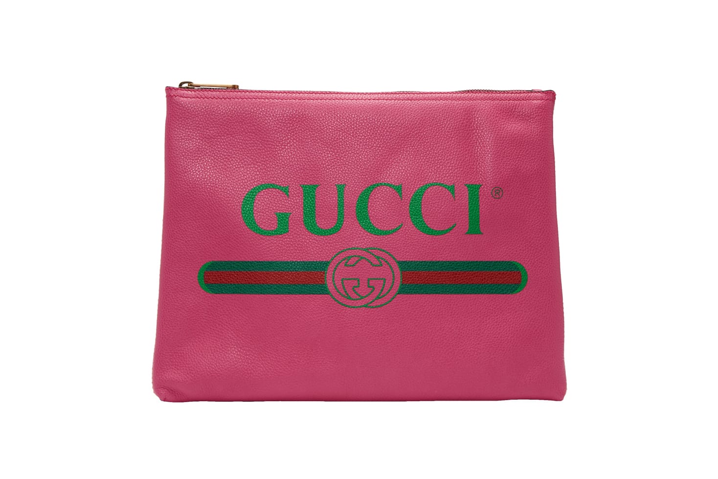 Gucci's Vintage Logo Leather Pouch in 