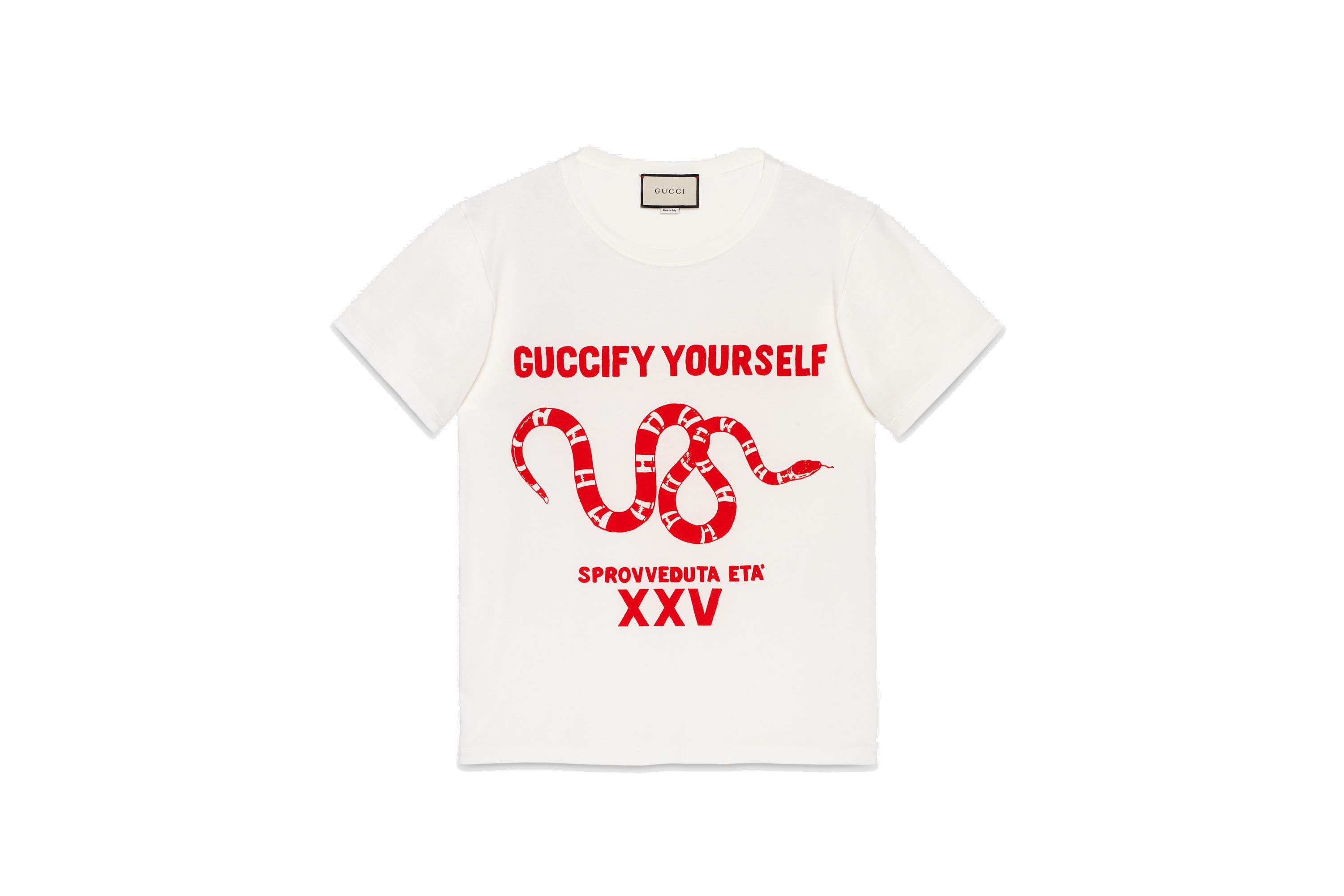 Gucci Logo T-Shirt Spring/Summer 2018 Restock Print Unknown Artist Coco Capitan Collaboration Prints Logo Retro Vintage Shirt Graphic Bold