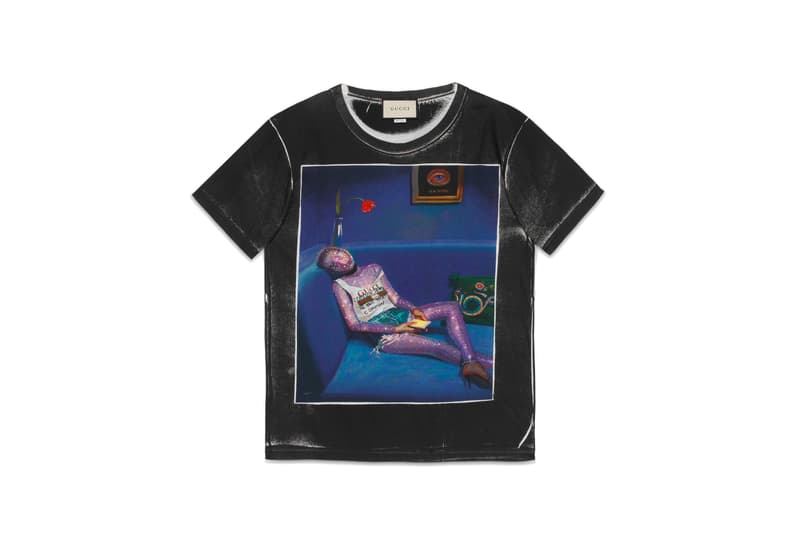 Gucci Logo T-Shirt Spring/Summer 2018 Restock Print Unknown Artist Coco Capitan Collaboration Prints Logo Retro Vintage Shirt Graphic Bold