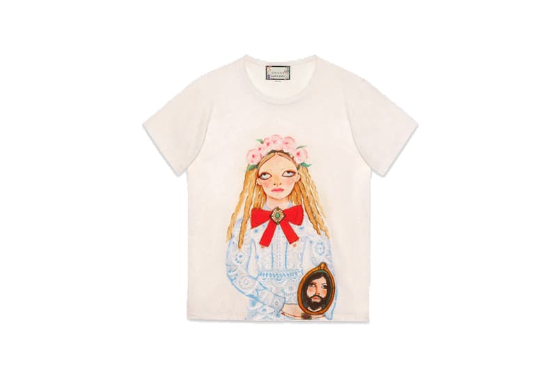 Gucci Logo T-Shirt Spring/Summer 2018 Restock Print Unknown Artist Coco Capitan Collaboration Prints Logo Retro Vintage Shirt Graphic Bold