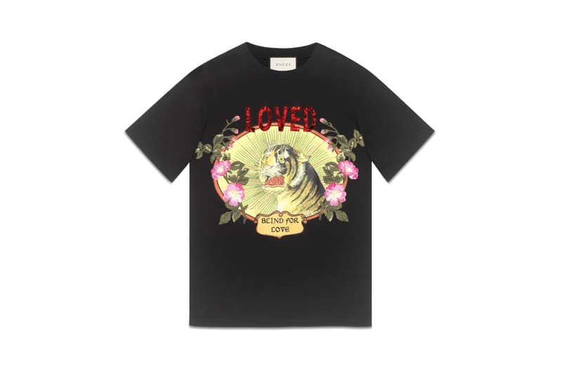 Gucci Logo T-Shirt Spring/Summer 2018 Restock Print Unknown Artist Coco Capitan Collaboration Prints Logo Retro Vintage Shirt Graphic Bold