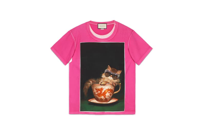 Gucci Logo T-Shirt Spring/Summer 2018 Restock Print Unknown Artist Coco Capitan Collaboration Prints Logo Retro Vintage Shirt Graphic Bold