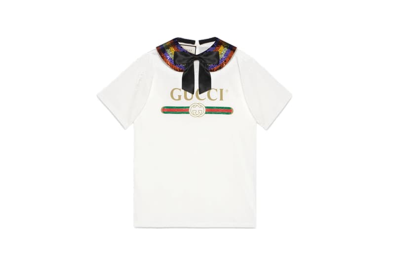 Gucci Logo T-Shirt Spring/Summer 2018 Restock Print Unknown Artist Coco Capitan Collaboration Prints Logo Retro Vintage Shirt Graphic Bold