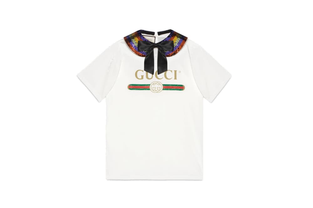 Gucci Logo T-Shirt Spring/Summer 2018 Restock Print Unknown Artist Coco Capitan Collaboration Prints Logo Retro Vintage Shirt Graphic Bold