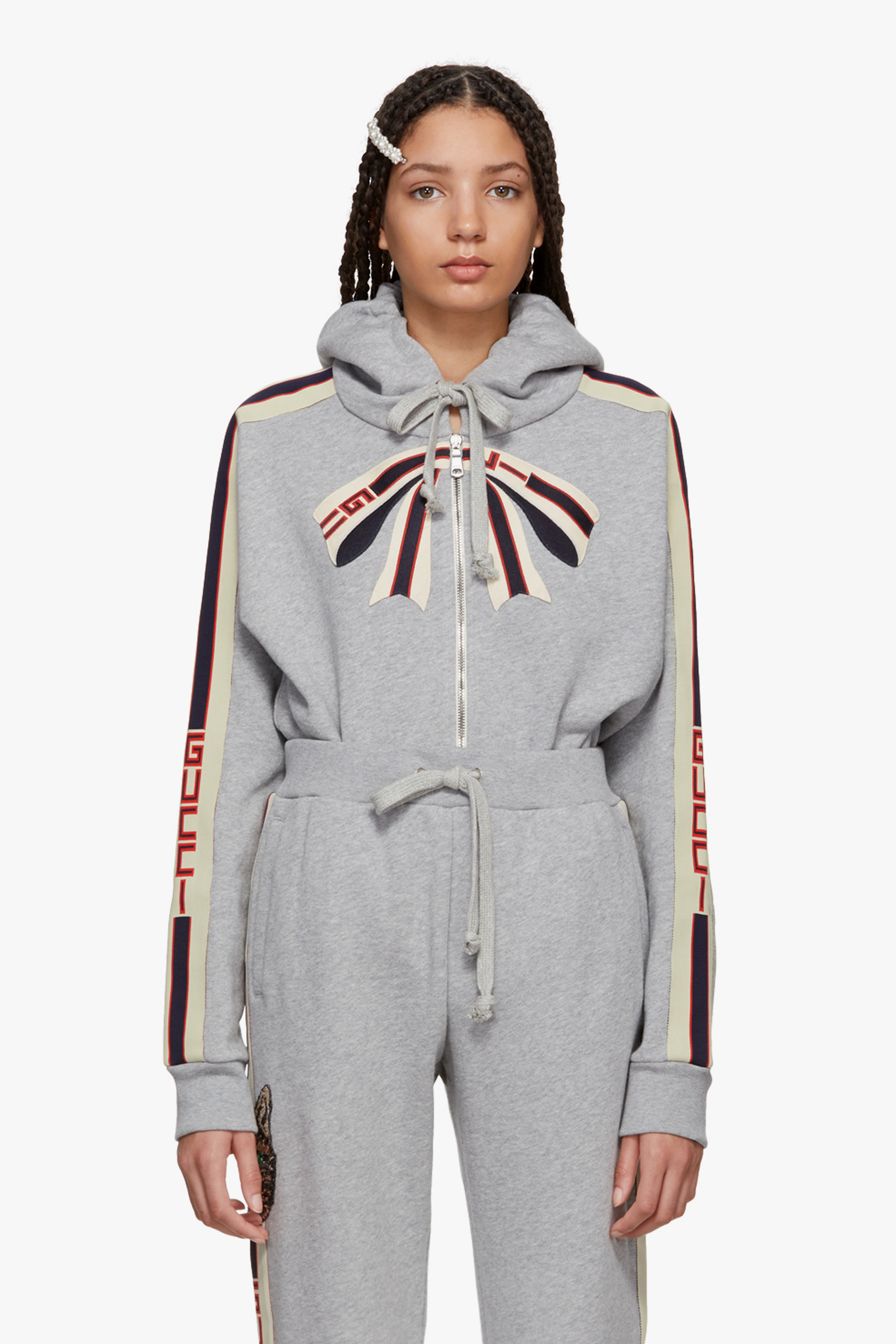 Shop Gucci's New Spring/Summer Arrivals Fashion Clothes Cat Sweater Gucci Tracksuit Monogram