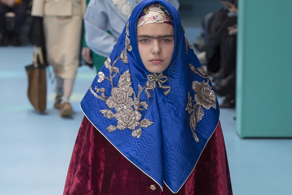 couscous bh Indkøbscenter Gucci Under Fire, Puts Models in Turbans | HYPEBAE