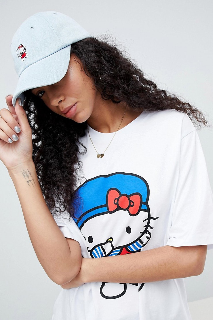 hello kitty asos sanrio collaboration plus size curve iphone case earrings pajamas t shirt sweater slippers bow