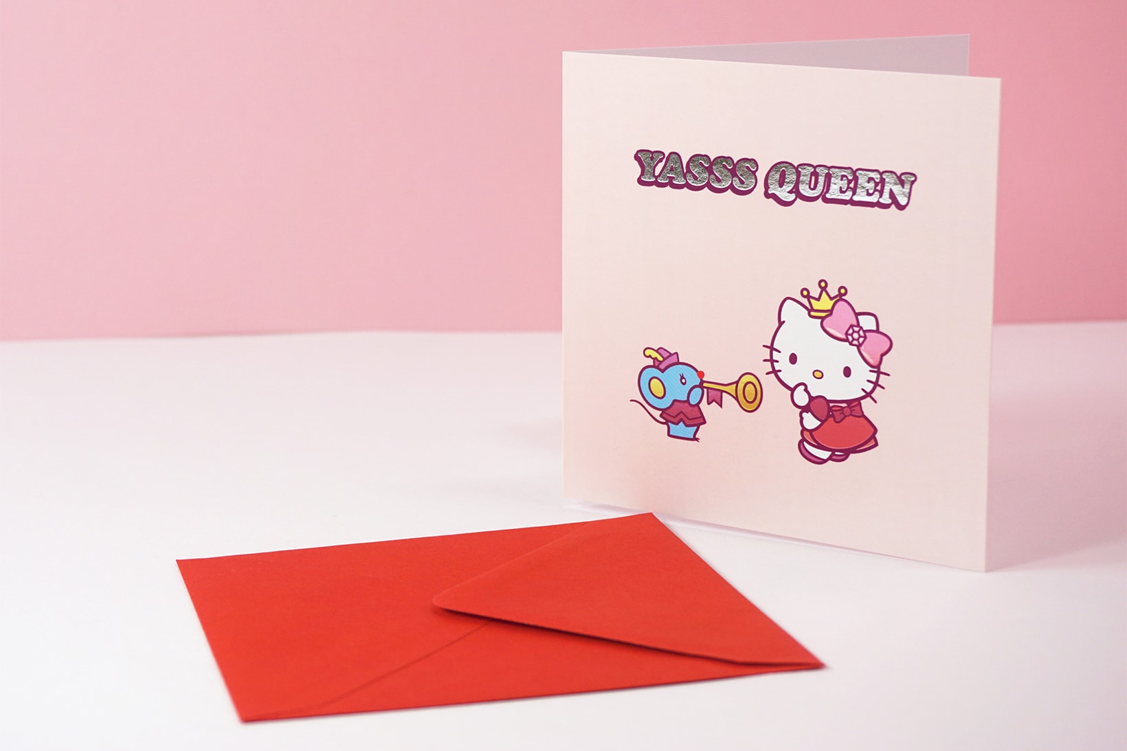 Sanrio jolly awesome greetings card birthday thanks friends hello kitty gudetama stationery calendar notebook kawaii
