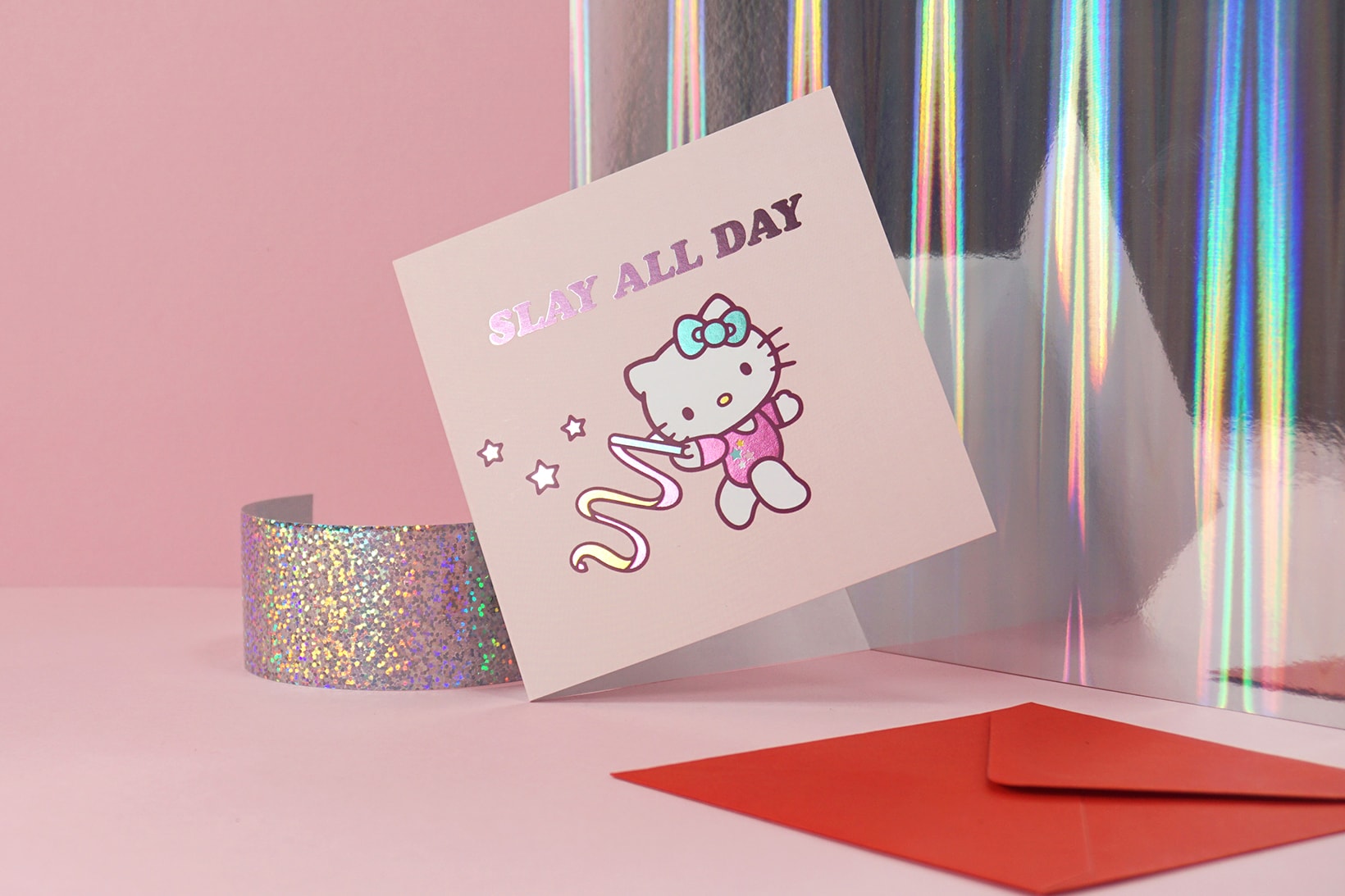 Sanrio jolly awesome greetings card birthday thanks friends hello kitty gudetama stationery calendar notebook kawaii