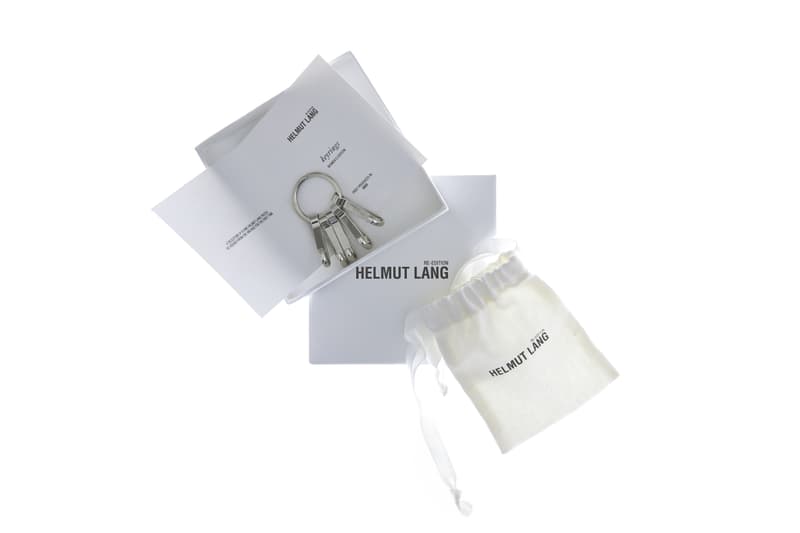 Helmut Lang Re-Issues Eight Archival Pieces Keychain T-Shirt Jeans Denim Jacket Shayne Oliver