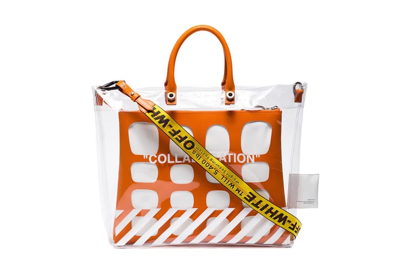 Heron Preston Off-White™ COLLABORATION off white virgil abloh handbag bags orange pvc where to buy