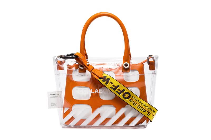 Heron Preston Off-White™ COLLABORATION off white virgil abloh handbag bags orange pvc where to buy