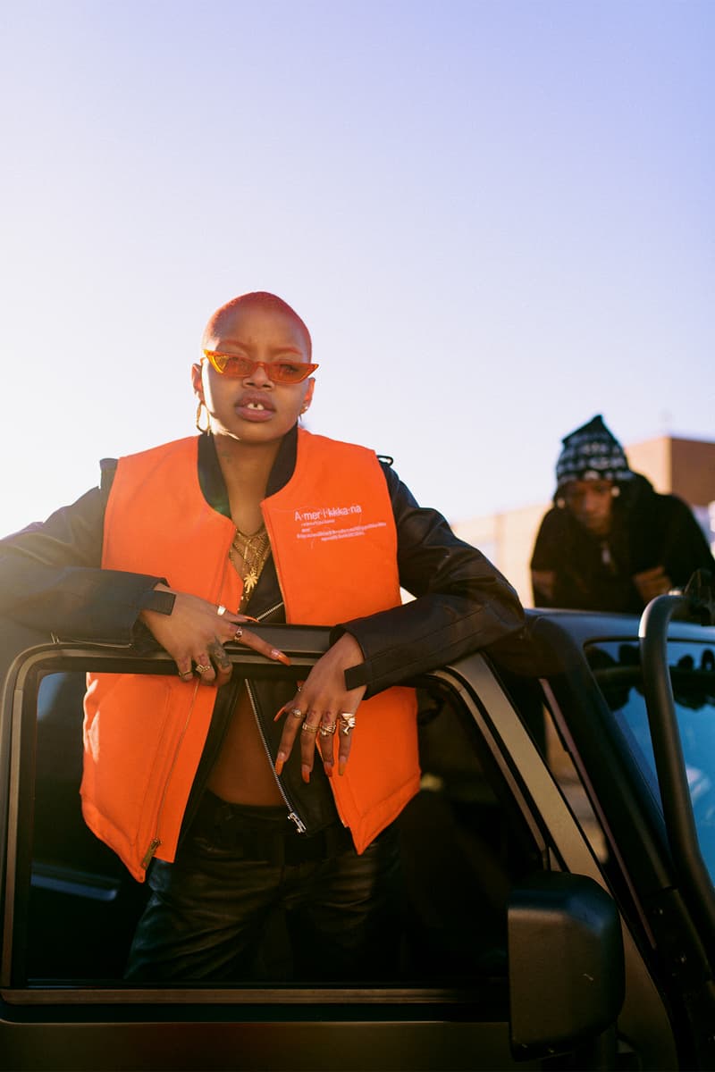 joey badass ev bravado slick woods new york city nyc popup collab amerikkka
