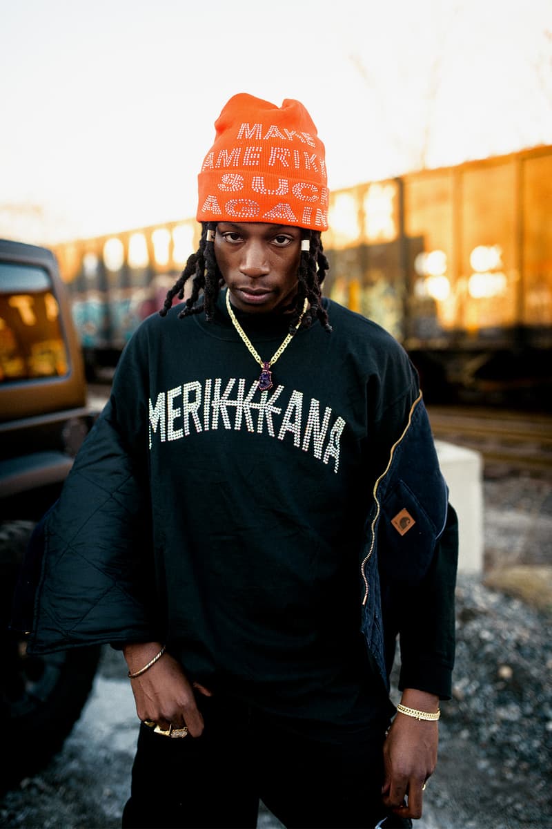 joey badass ev bravado slick woods new york city nyc popup collab amerikkka