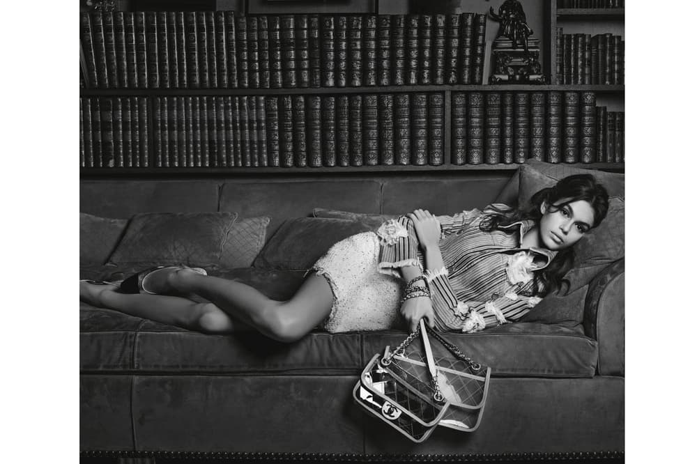 Kaia Gerber Chanel Spring Summer 2018 Handbag Campaign Karl Lagerfeld