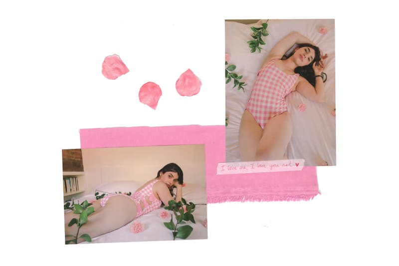 Lazy Oaf Spring 2018 Swimwear Editorial Pink