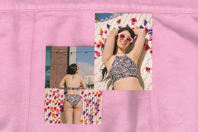 Lazy Oaf Spring 2018 Swimwear Editorial Trippy Print