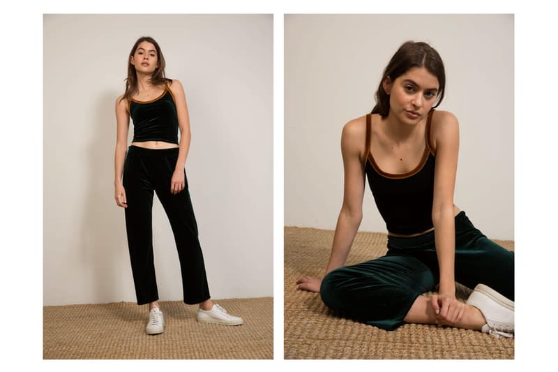 Liana Spring/Summer 2018 Collection Lookbook Tank Pants Black