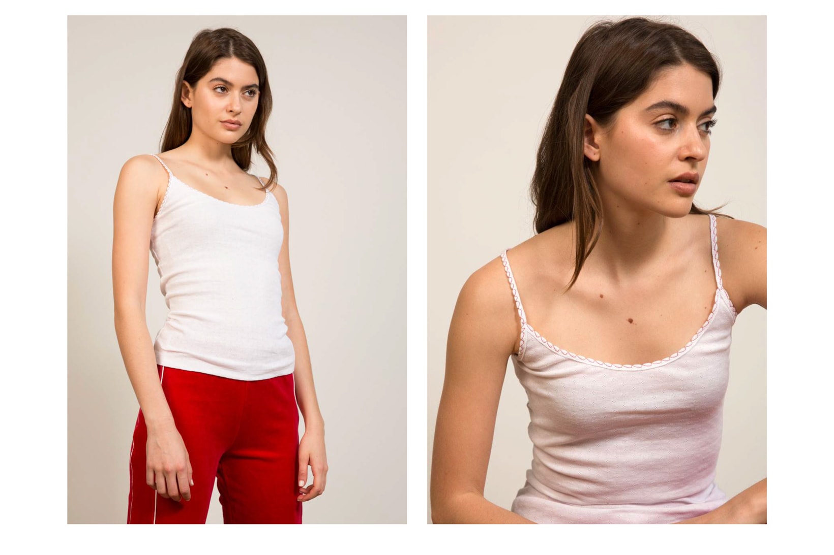 Liana Spring/Summer 2018 Collection Lookbook Tank White