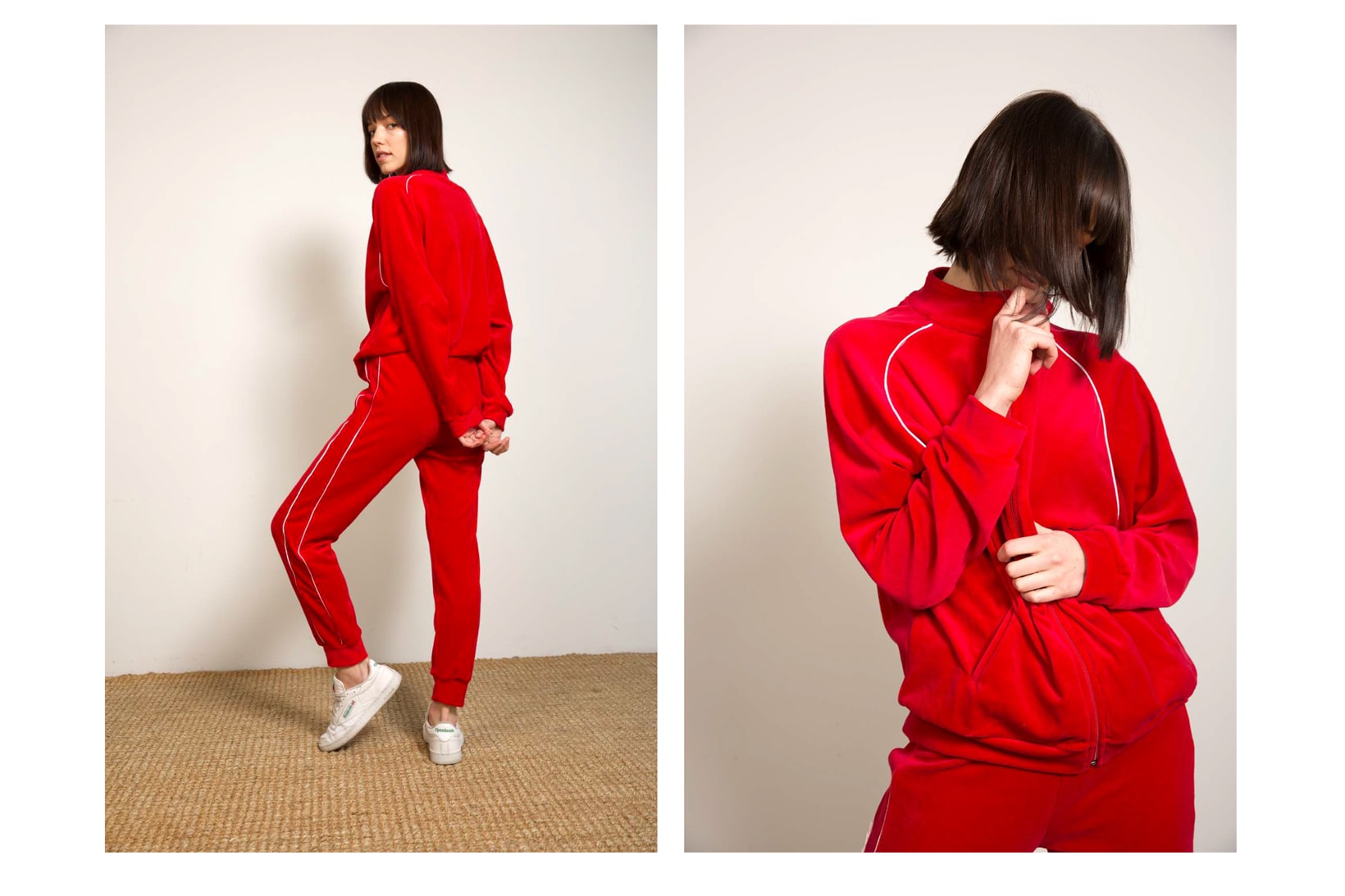 Liana Spring/Summer 2018 Collection Lookbook Tracksuit Red
