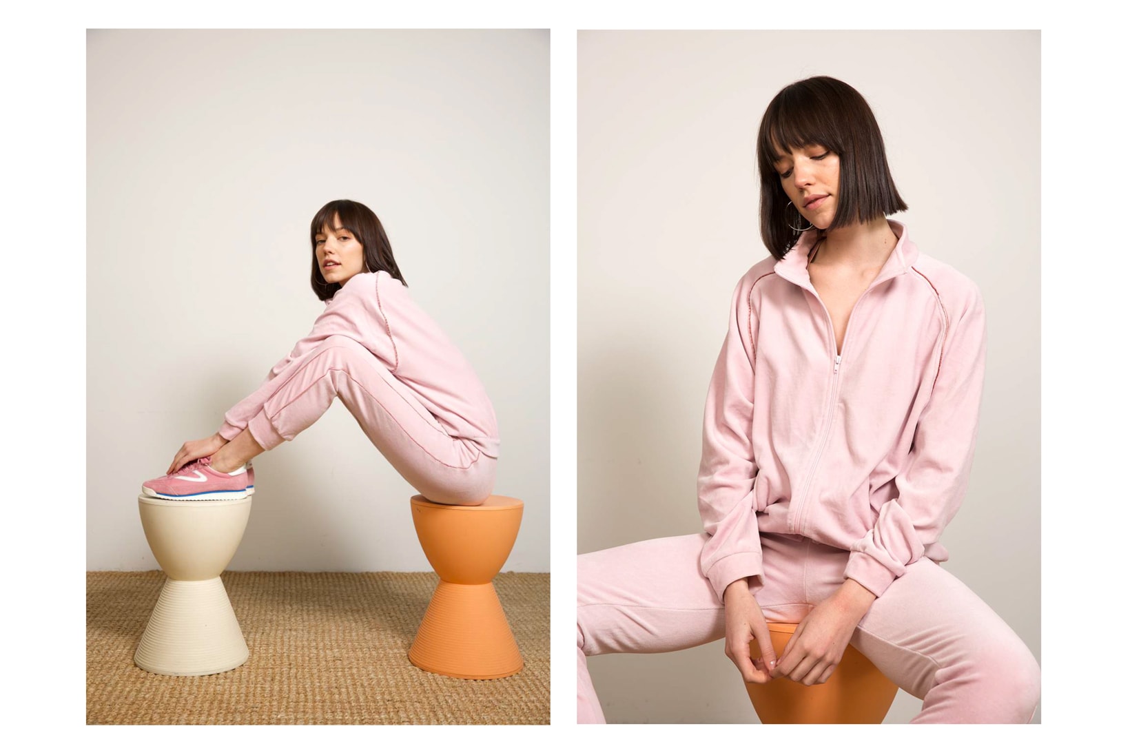 Liana Spring/Summer 2018 Collection Lookbook Tracksuit Pink