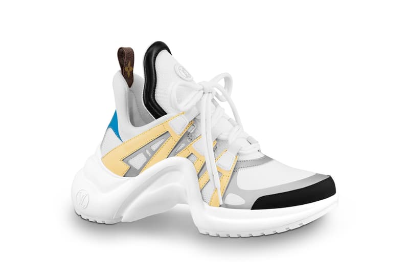 Louis Vuitton Archlight Sneaker Chunky Monogram White Yellow Blue