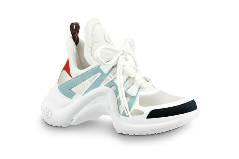 Louis Vuitton Archlight Sneaker Chunky Monogram White Blue Red