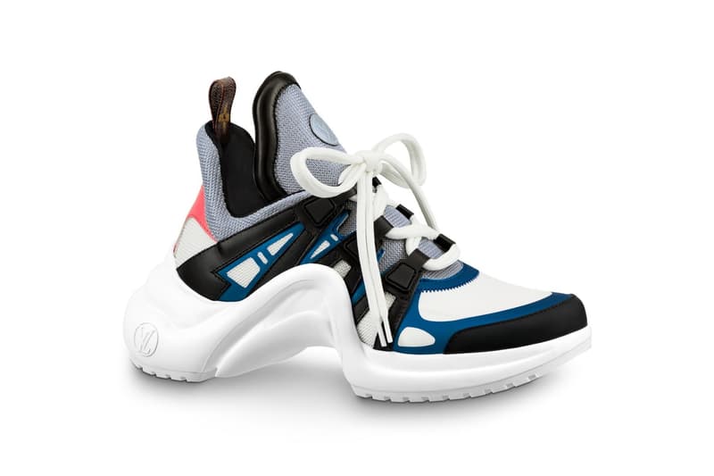 Louis Vuitton Archlight Sneaker Chunky Monogram White Black Blue Red