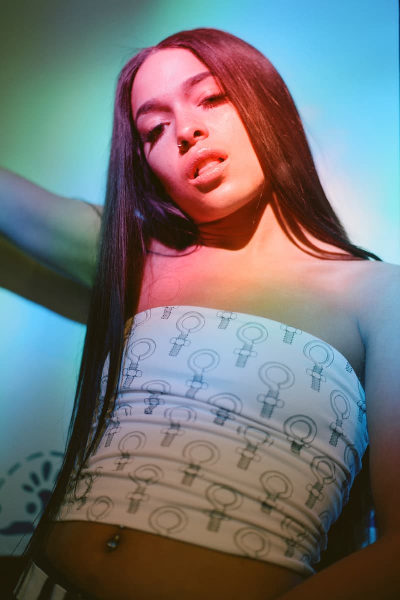 MadeMe Spring/Summer 2018 Lookbook Princess Nokia Screw Tube Top White