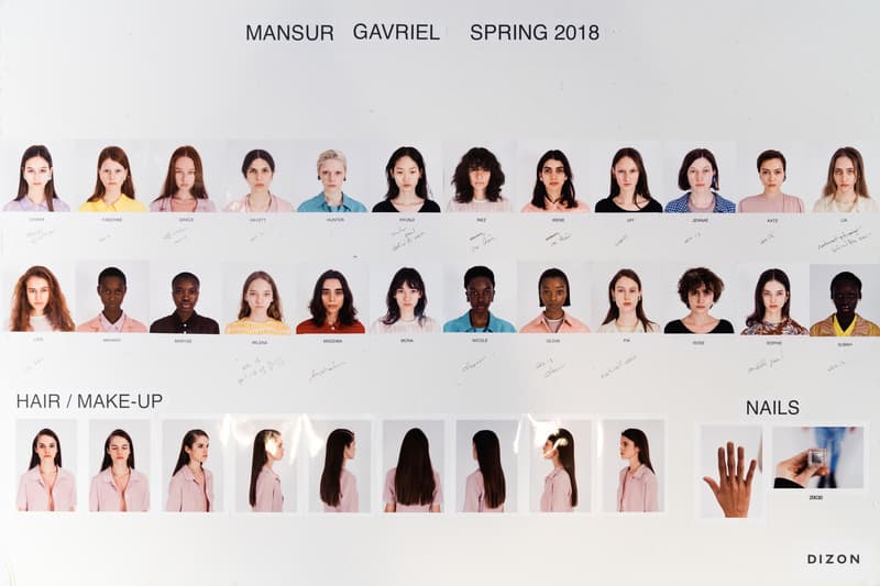 Mansur Gavriel Fall/Winter 2018 NYFW Backstage Exclusive Runway Show Bag Collection Minimal