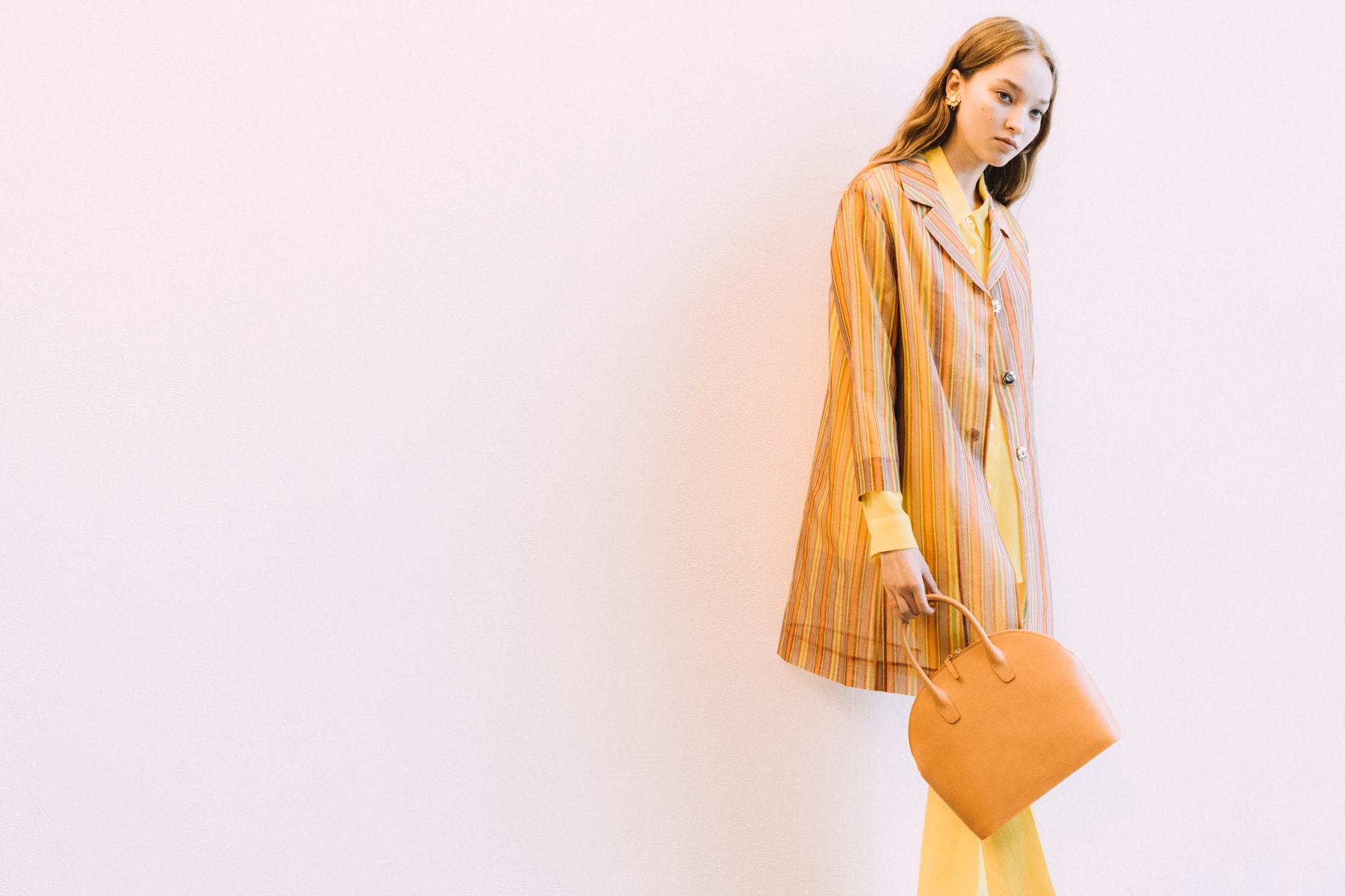 Mansur Gavriel Fall/Winter 2018 NYFW Backstage Exclusive Runway Show Bag Collection Minimal