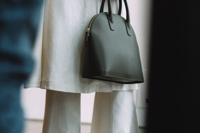 Mansur Gavriel Fall/Winter 2018 NYFW Backstage Exclusive Runway Show Bag Collection Minimal