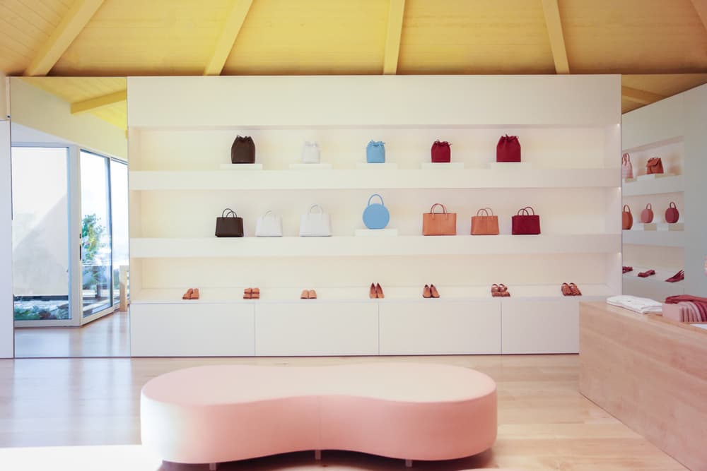 Mansur Gavriel Los Angeles Store Opening Cafe Flora Bags Fashion Retail Location