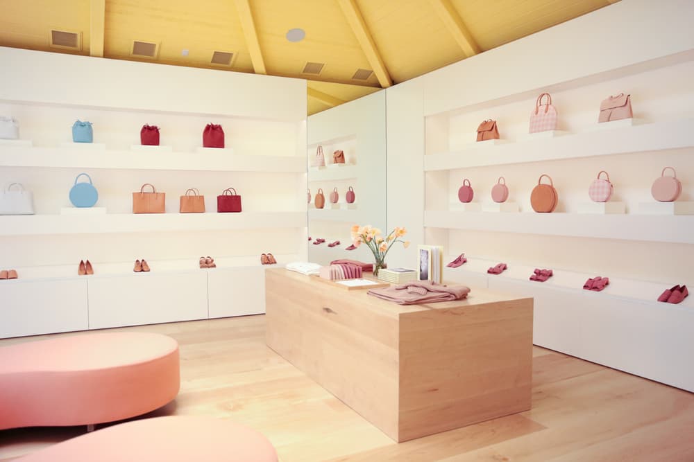 Mansur Gavriel Los Angeles Store Opening Cafe Flora Bags Fashion Retail Location
