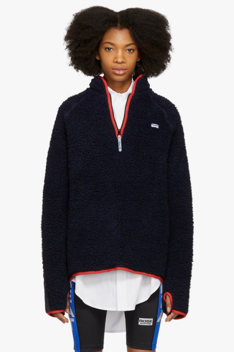 Martine Rose Fleece Track Sweater
