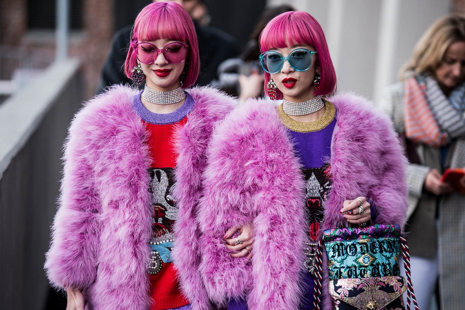 Milan Fashion Week 2018 Streetsnaps Women Gucci