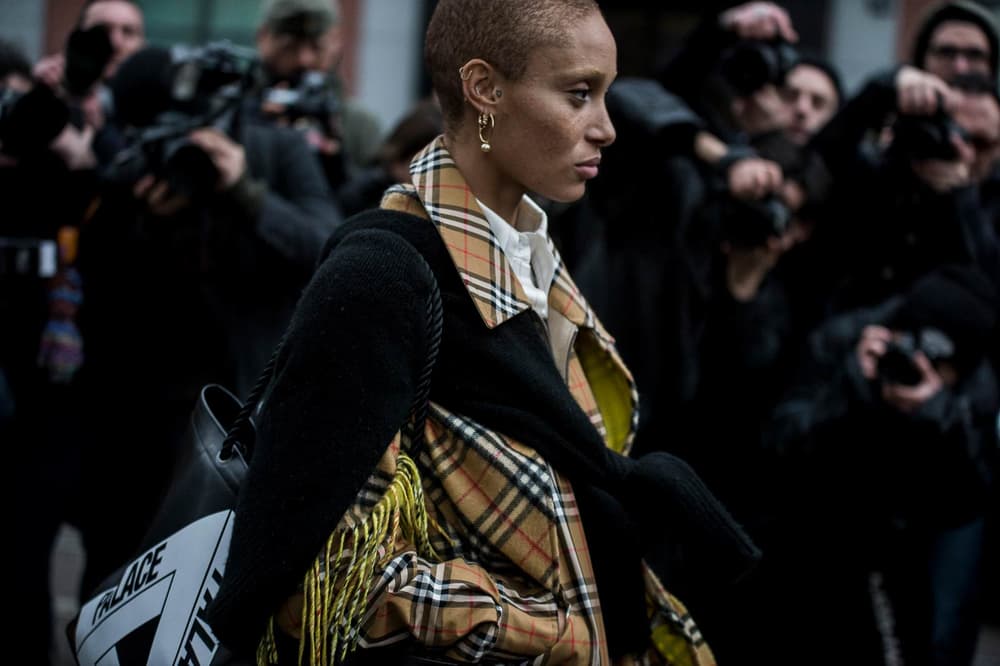 Adwoa Aboah Milan Fashion Week 2018 Streetsnaps Women
