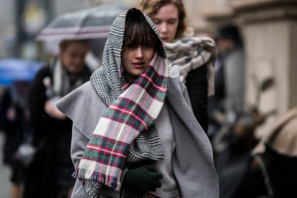 Milan Fashion Week 2018 Streetsnaps Scarf