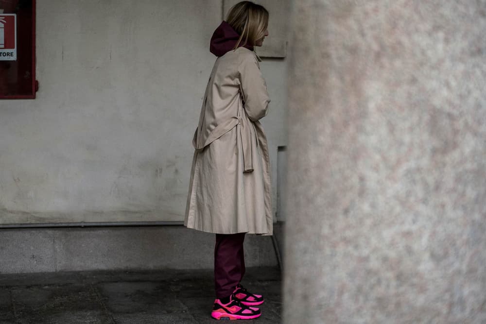 Milan Fashion Week 2018 Streetsnaps Women COMME des GARCONS Nike Air Max 180