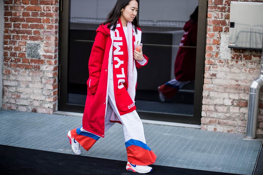 Milan Fashion Week 2018 Streetsnaps Women Tracksuit