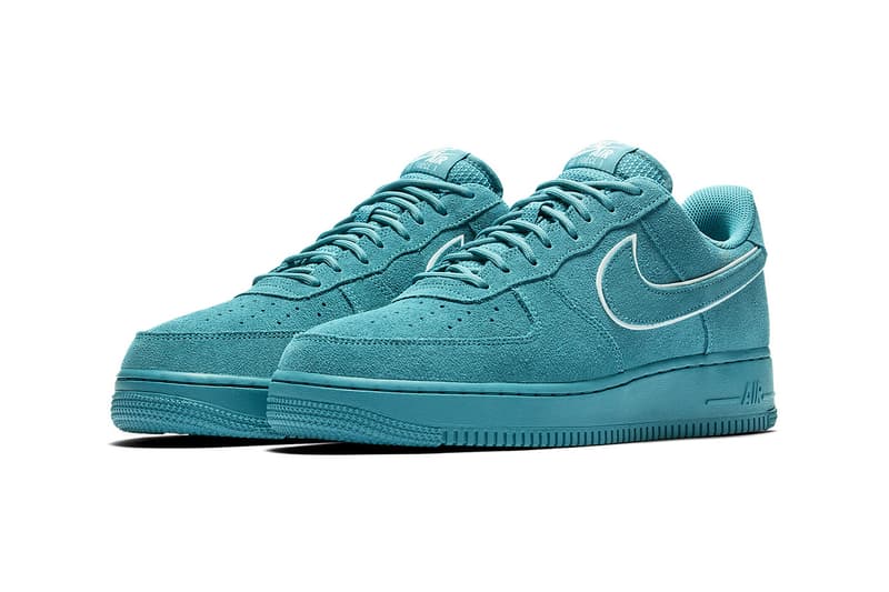 Nike air force 1 low suede pack pink turquoise blue off-white cream beige tonal sneakers womens mens unisex