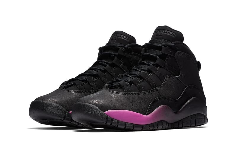 Nike Air Jordan 10 Black Fuchsia Blast
