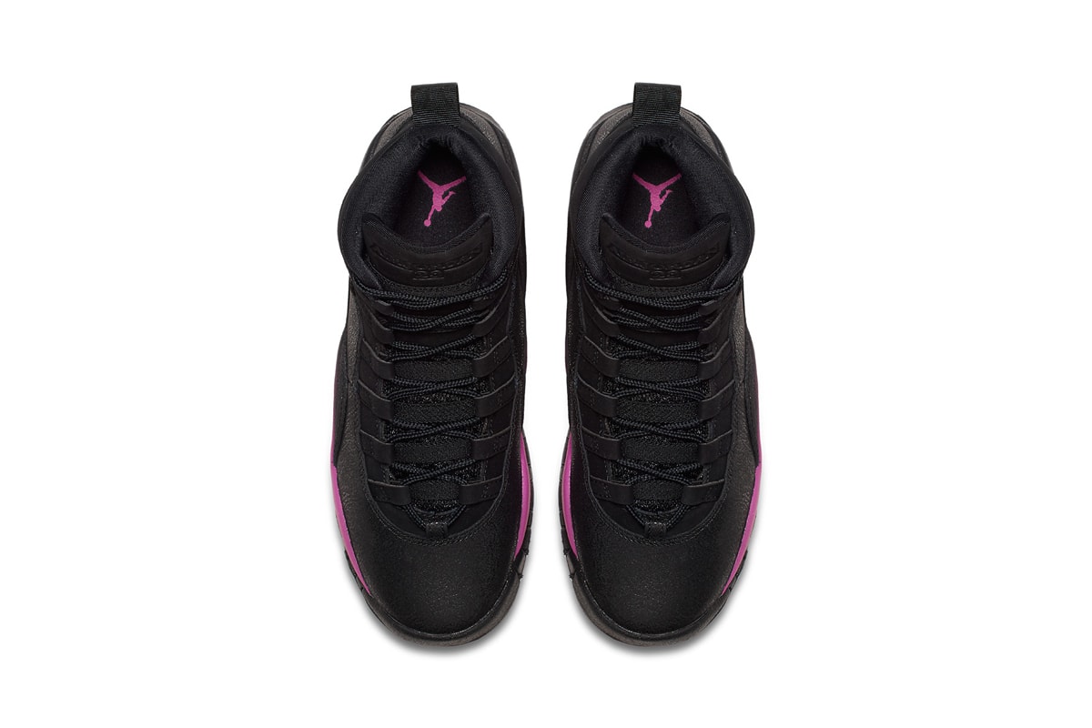Nike Air Jordan 10 Black Fuchsia Blast