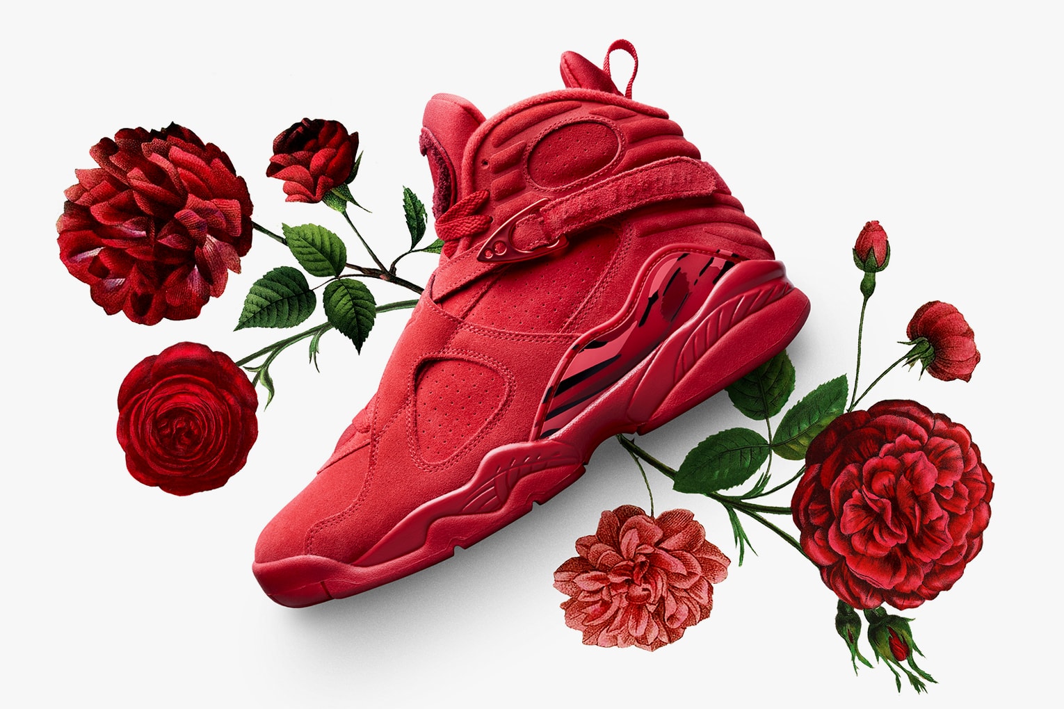 Nike Air Jordan VIII Valentines Day Womens Exclusive 2018 Red
