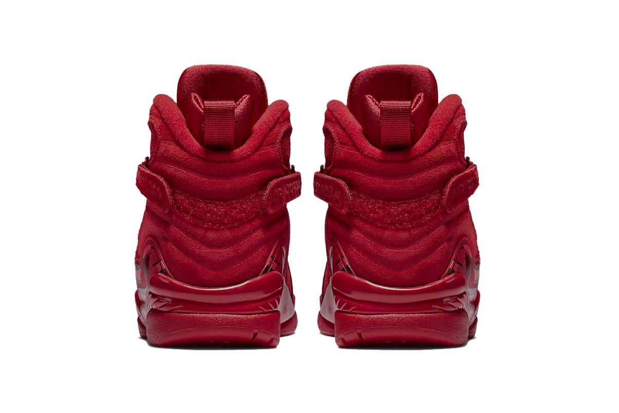 Nike Air Jordan VIII Valentines Day Womens Exclusive 2018 Red Back
