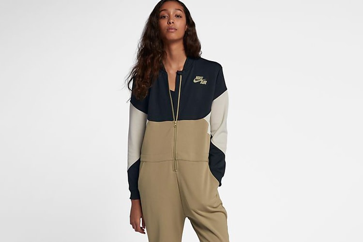 We're Obsessed with Nike's Tan and Black Jumpsuit
